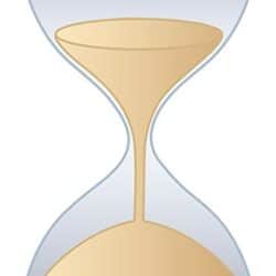 illustration of a sand timer